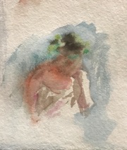 watercolor, figure,